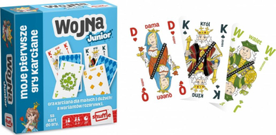 Loja me letra Cartamundi War Junior, për kalamaj 6+, për shumë lojtarë, me ngjyra