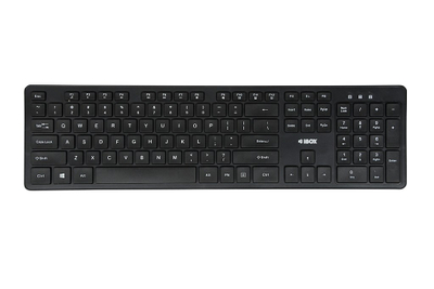 Set tastierë dhe mi Wireless iBOX IKM5010W, 2.4GHz, 1600 dpi, i zi