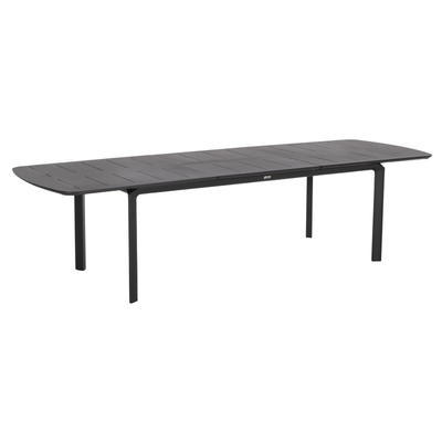 Tavolinë ngrënie Sympo HM6415.01, zgjatese 220-300x100x75 cm, alumin, gri e errët