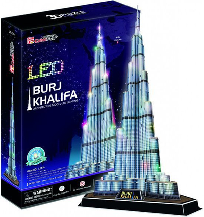 Cubic Fun Burj Khalifa 3D Сложувалка, 136 Парчиња