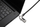 Bravë sigurie Kensington Slim Combination Lock, për slot standard, për laptopë ultra të hollë, e zezë