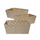 Kuti organizimi 25x15x12cm ,hiri e zezë dhe e kremtë . UNIMIKS