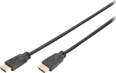 Kabllo HDMI Digitus DB-330123-020-S, 2m, HighSpeed me Ethernet, e zezë