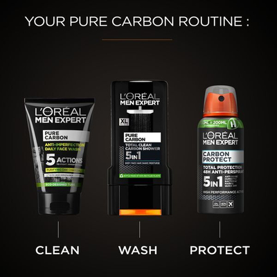 Xhel L´Oréal Paris Men Expert Pure Carbon, 100 ml