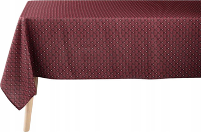 Mbulesë tavoline Artchic Burgundy, 145x240 cm, poliester, bordo