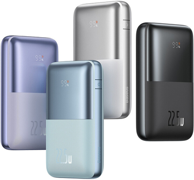 Power bankBaseus Bipow Pro, 20 000 mAh, 22,5W,црна