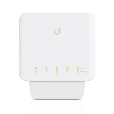 Switch rrjeti Ubiquiti UniFi USW‑FLEX, 8 porta Gigabit, PoE, i bardhë