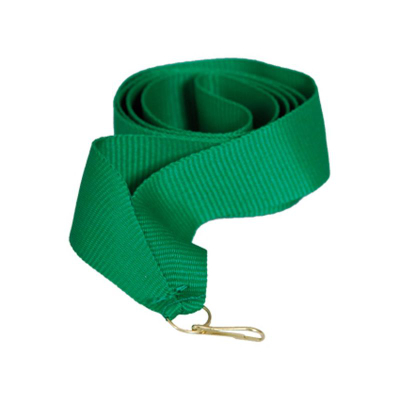 Shirit medalje Sportfree Ribbon Sash, 11mm, me kapëse metal, jeshil
