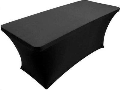 Mbulesë tavoline Enjoy it Stretch, për tavolinë palosëse 180 cm, 140 g/m², e zezë