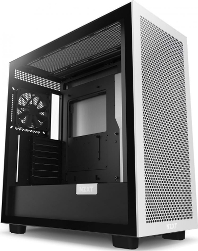 Kasë Nzxt H7 Flow (CM-H71FG-01), e bardhë/zezë