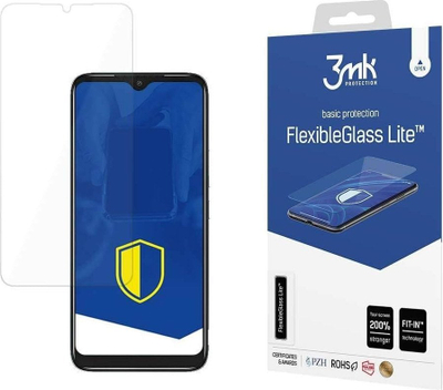 Mbrojtës ekrani 3MK FlexibleGlass Lite për Nokia C12, xham hibrid, 0.16mm, transparent