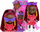 Kukull Barbie Extra Mini Minis, 8 cm, me aksesorë, e kuqe