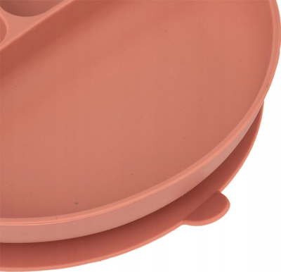 Set enësh silikoni Atmosphera Tableware, 4 pjesë, për kalamajt, terrakota
