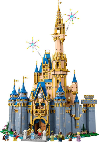 Set LEGO Disney Castle, komplet ndërtimi koleksion, kështjellë dekorative, shumëngjyrësh