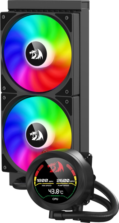 Ftohës me ujë për CPU Redragon CCW-1019, radiator 240 mm, RGB