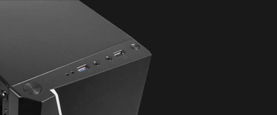 Kasë Aerocool Cylon Mini, e zezë, Mini Tower