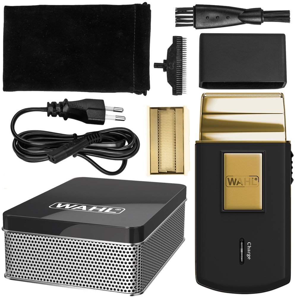 Aparat rroje elektrik Wahl Travel Shaver Gold Edition, kompakt, për udhëtim, i artë 6