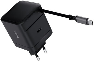 Karikues Trust Maxo 25805, 65W, USB C PD, me kabllo që tërhiqet
