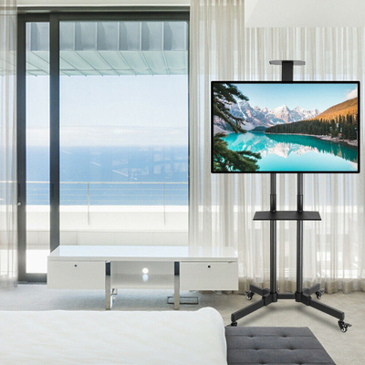 Karrocë dyshemeje për TV LCD/LED/Plasma, 37-70", 50 kg, e zezë