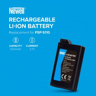 Bateri e rikarikueshme Newell PSP S110, 1200mAh, Li-ion, gri