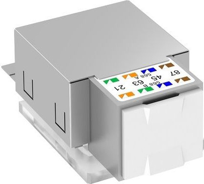 Modul teleinformacioni Bettermann ASM C5 G 6117325, RJ45 Cat.5e, i ekranizuar, gri