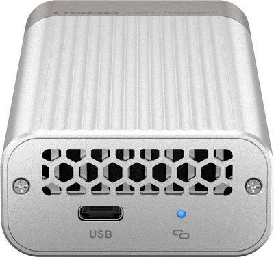 Adapter rrjeti QNAP QNA-UC5G1T, USB 4 Type C në 10GBASE T, 10000 Mbit/s, gri