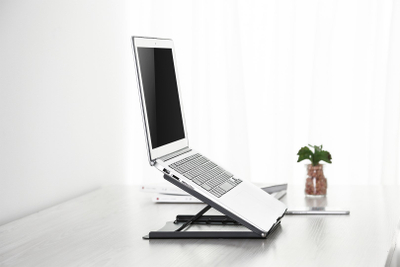 Mbajtëse laptopi Digitus DA-90368, portative, e rregullueshme, gri e errët