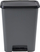 Kosh plehrash Curver Trash Bin, 46L, me pedale, gri e errët