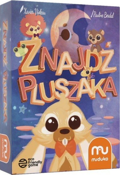 Lojë tavoline Muduko Find the Plushie, bashkëpunuese, për kalamaj 3+