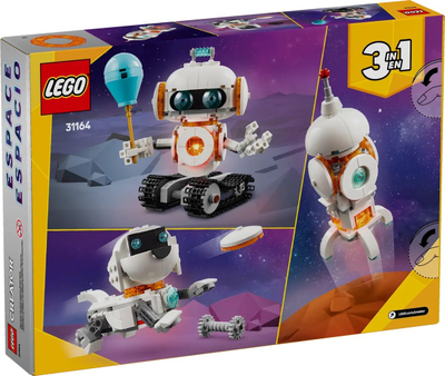 Lodër ndërtimi Lego Creator Space Robot 3 in 1, 8+, shumëngjyrëshe
