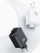 Karikues muri USAMS CC233, USB C 20W PD QC, kabllo USB C tërheqëse, i zi