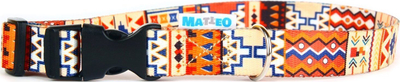 Qafore qeni Matteo BOHO Tape Collar, 25mm, 34-60cm, shumëngjyrëshe
