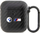 Mbulesë BMW për AirPods 1/2, karbon me dy logo metalike, e zezë