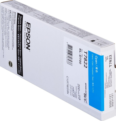 Katrushë boje Epson T7822, 200ml, cyan, origjinale