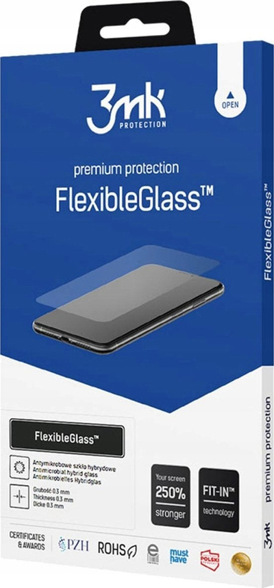 Mbrojtës ekrani 3mk FlexibleGlass për Oppo A80, xham hibrid, transparent