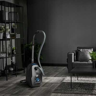 Fshesë me thes Tefal Green Force TW4931, 900W, filtër HEPA, blu
