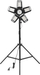 Lampë punëtorie Adviti Rigel, LED 55W, me tripod teleskopik, e zezë