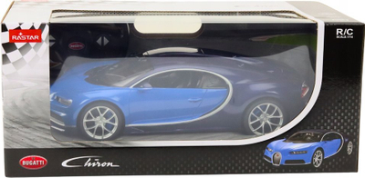 Makina me pult Bugatti Veyron Chiron 1:14, 2.4GHz, deri 8 km/h, blu