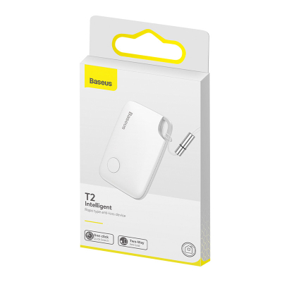 Gjetës çelësash Baseus T2 ZLFDQT2-02, Bluetooth, me varëse, i bardhë