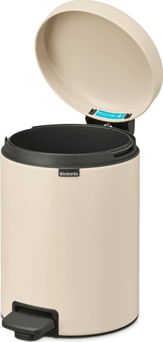 Kosh me pedale Brabantia NewIcon, 1.4 gal, ngjyrë bejx e butë