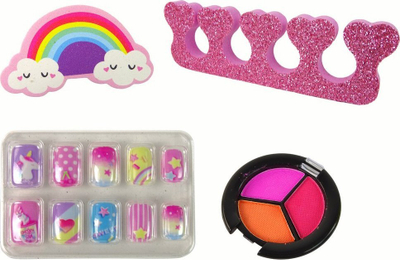 Set manikyri dhe make up Leantoys Unicorn, për fëmijë, shumëngjyrësh