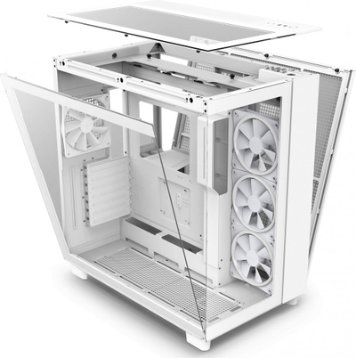 Куќиште за компјутер NZXT H9 Elite, бела боја