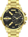 Orë burrash Paul Lorens ZORO PL20021B-1D1, kuarc, dual time, ari e zezë