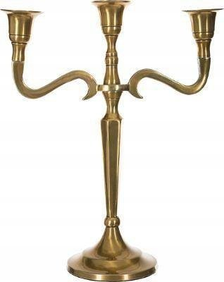 Mbajtëse qirinjsh Atmosphera Golden Metal, 27cm, metal, ngjyrë ari