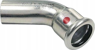 Branche 45° Sanha SANHA Therm, 1 m, 88.9 mm, e galvanizuar
