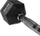 Hantel hekso HMS Hex Pro, 6 kg, i veshur me gomë