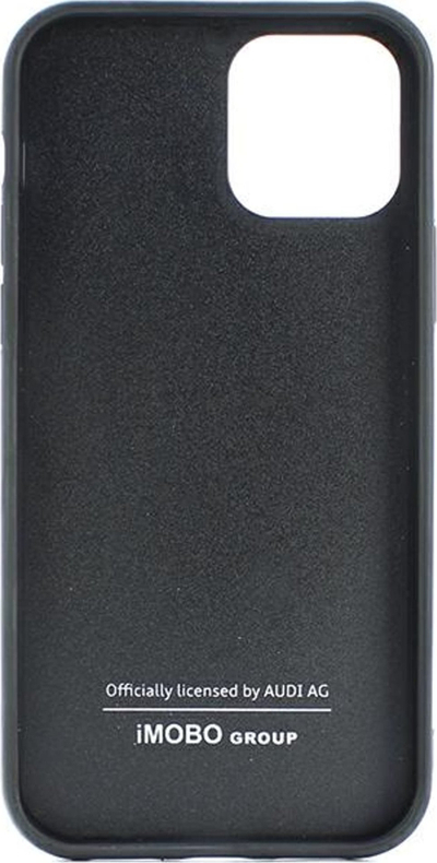 Futrollë telefoni Audi Carbon Fiber, për iPhone 12 12 Pro 6.1", hardcase, e zezë
