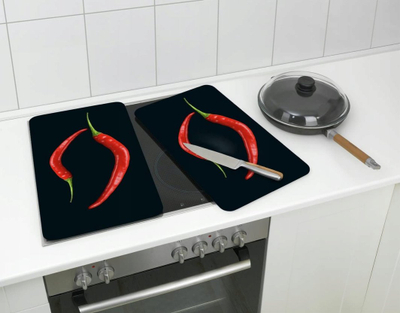 Kapak mbrojtës për sobë Brayden Studio Pepper Duo, xham i qëndrueshëm, set