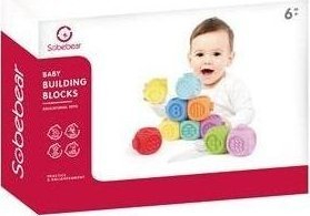 Lodra blloqe sensory Nuuroo, 10 elemente, shumëngjyrëshe