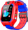 Smartwatch për kalamaj GoGPS K24, me GPS, bateri 400mAh, i kuq me blu